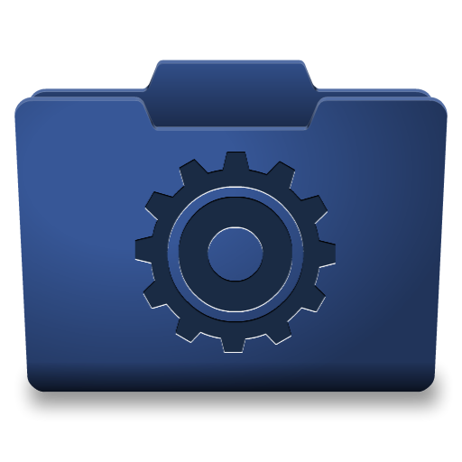 Blue Options Icon 512x512 png